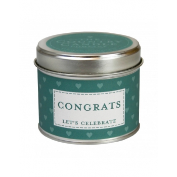 ŚWIECA THE COUNTRY CANDLE SENTIMENT 160 G CONGRATS